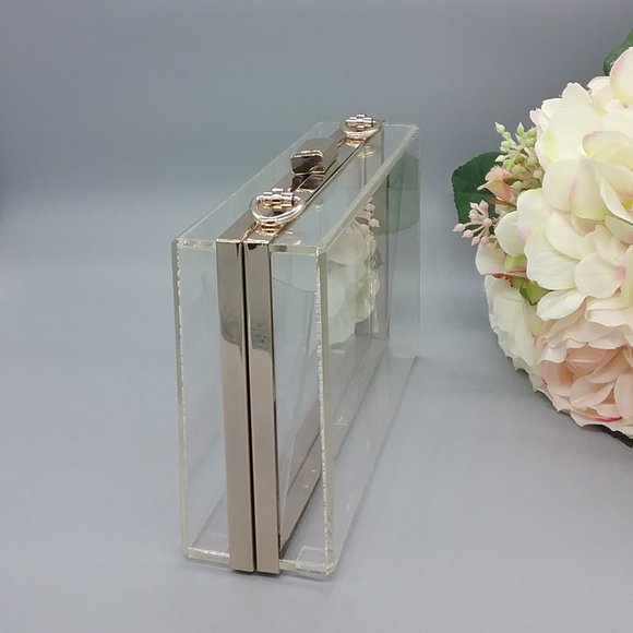 Transparent Acrylic Clutch - Picture 2 of 10